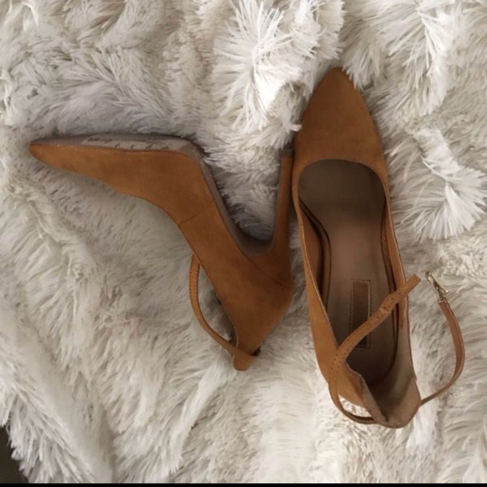 Mustard Forever 21 heels